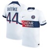 Maglia ufficiale Paris Saint Germain Ekitike 44 Trasferta 2023-24 per Uomo